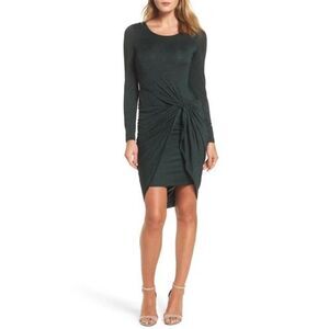 Adrianna Papell Jaspee Knot Midi Dress Size S